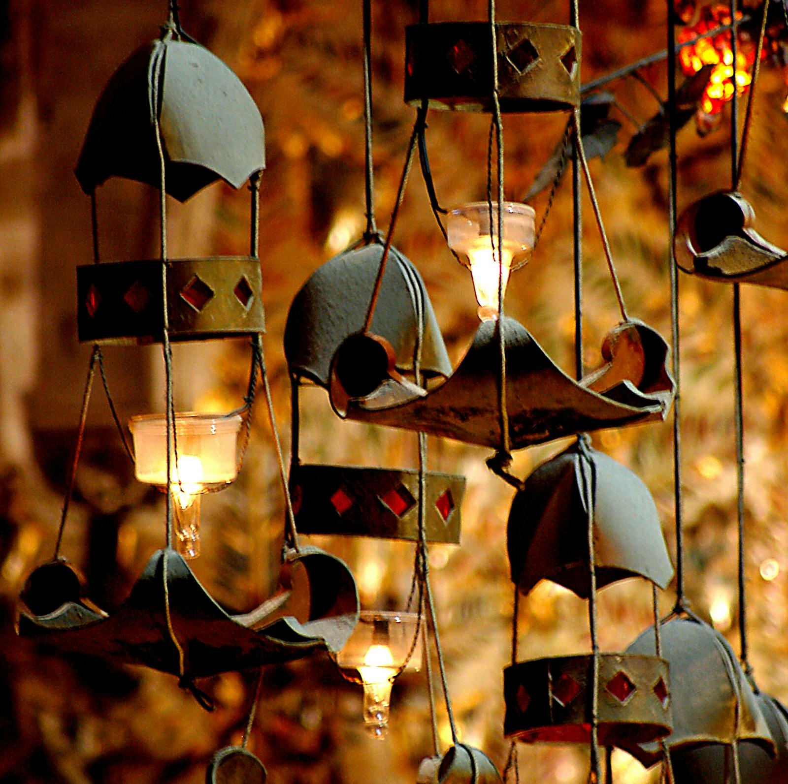 Hanging lights in Palma de Majorca Cathedral